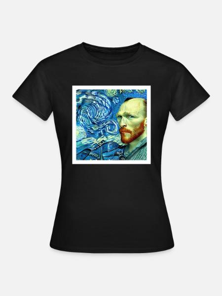 van gogh - Frauen T-Shirt - Schwarz
