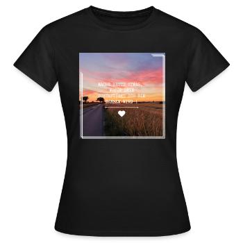 Selbstliebe - Frauen T-Shirt - Schwarz - Vorne - AI Model Female 172 dark (172cm)