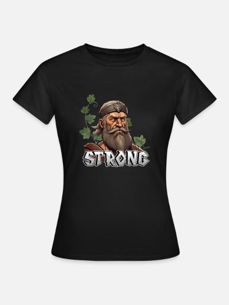 Mittelalter, Germane , Krieger - Frauen T-Shirt - Schwarz