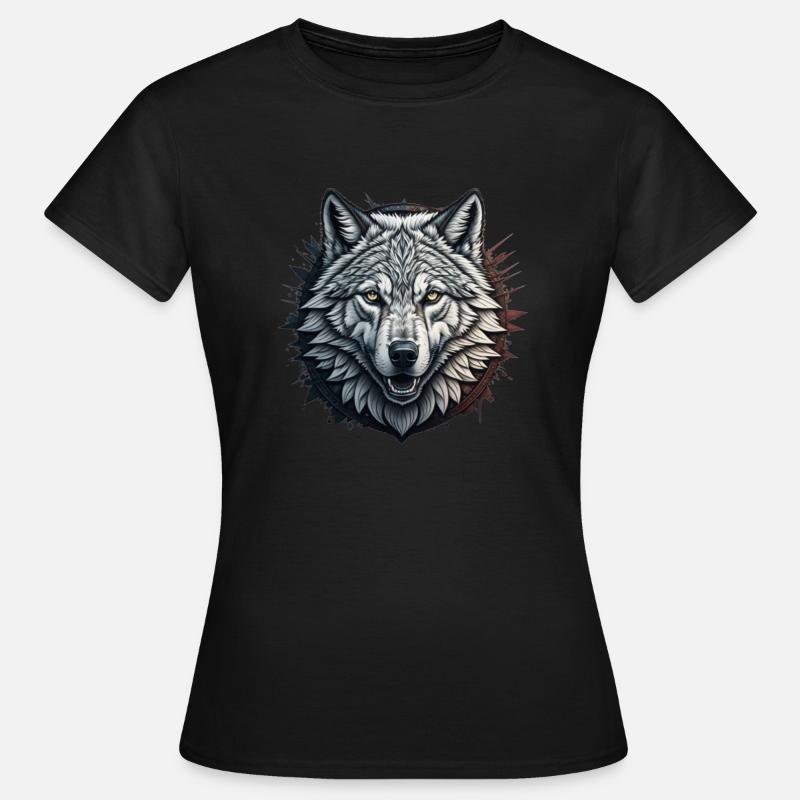 Wolf - Women's T-Shirt - black
