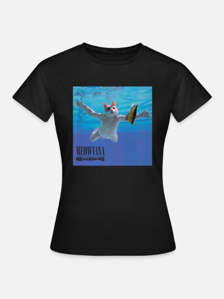 MEOWVANA - NEVERMIND - Frauen T-Shirt - Schwarz