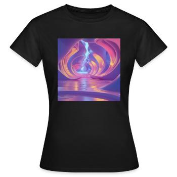 Fantasy Designs - Women's T-Shirt - black - Front - AI Model Female 172 dark (172cm)