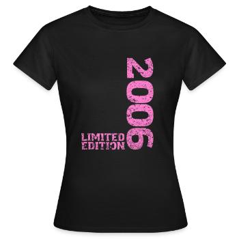 Limited Edition 2006 16th Birthday Gift - Women's T-Shirt - black - Front - AI Model Female 172 dark (172cm)