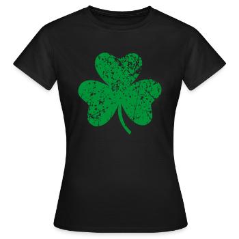 Trèfle - T-shirt Femme - noir - Devant - AI Model Female 172 dark (172cm)