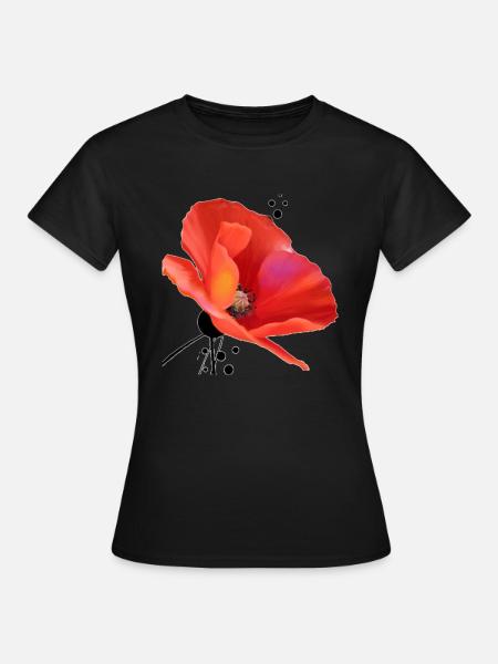 Poppy - Women's T-Shirt - black