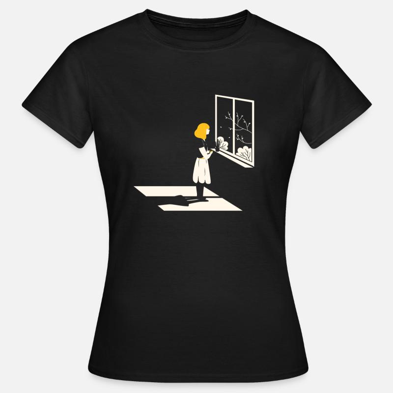 thinking - Women's T-Shirt - black