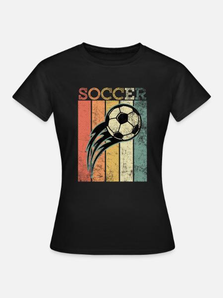 fussball fusball torwart fussballteam geschenk - Frauen T-Shirt - Schwarz