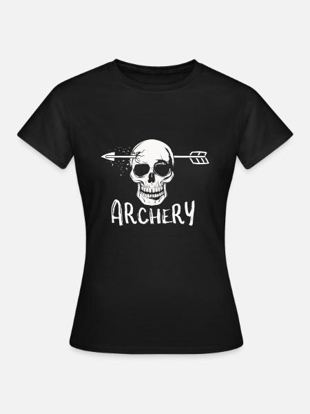 Bogenschießen - Frauen T-Shirt - Schwarz