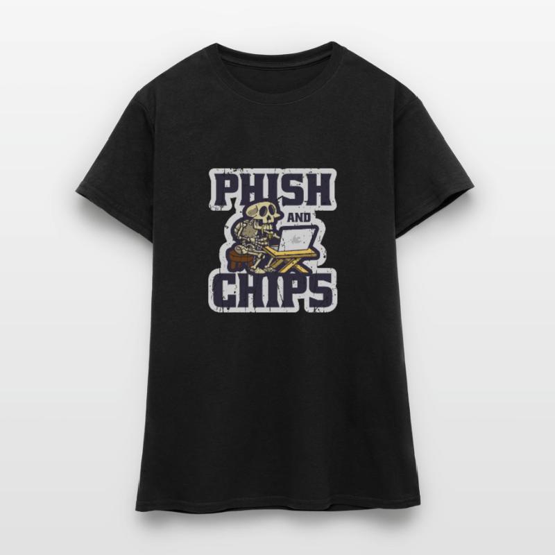Phish and Chips - decryption Women's T-Shirt