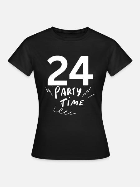 24 - Frauen T-Shirt - Schwarz
