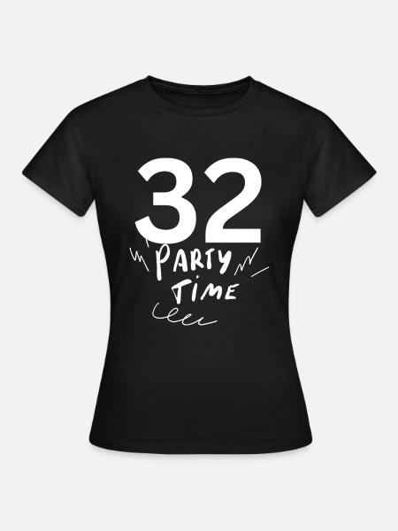 32 - Frauen T-Shirt - Schwarz