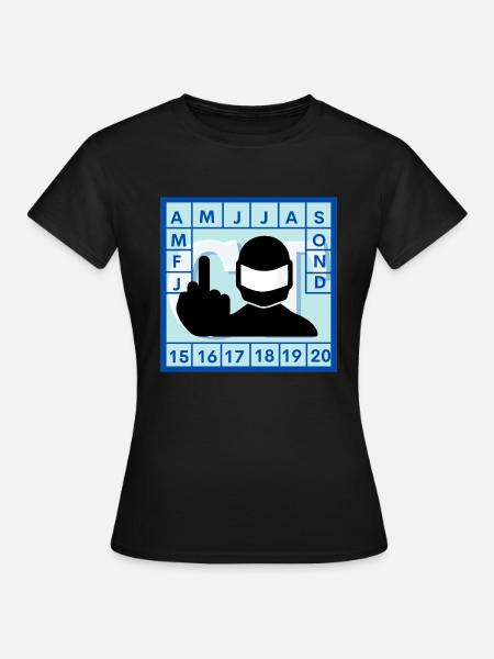 contrôle technique moto - T-shirt Femme - noir