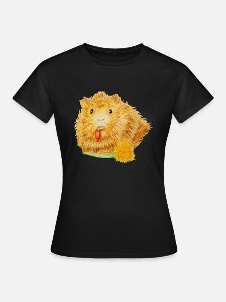 Meerschweinchen - Frauen T-Shirt - Schwarz
