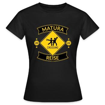 Maturareise 2022 Matura Geschenk Maturant - Frauen T-Shirt - Schwarz - Vorne - AI Model Female 172 dark (172cm)