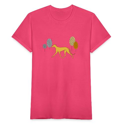 Gelber Windhund - Frauen T-Shirt