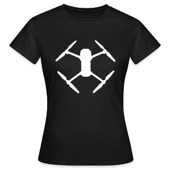 blanc bourdon - T-shirt Femme - noir - Devant - AI Model Female 172 dark (172cm)