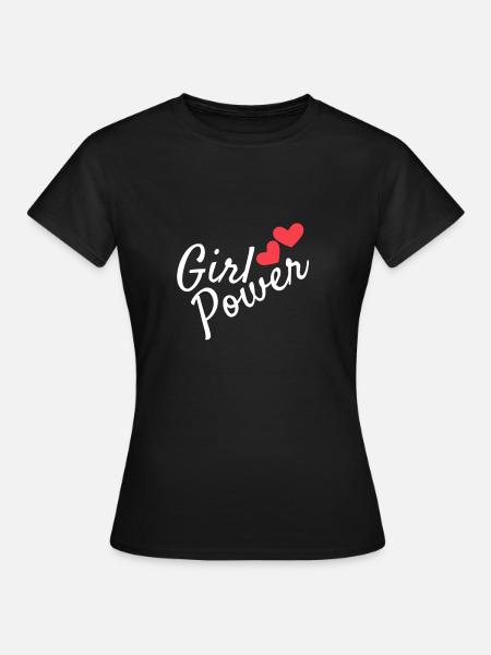 Girl power - T-shirt Femme - noir