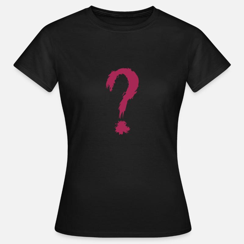 Question mark - Women's T-Shirt - black
