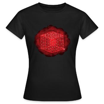 PIÈCE D’UNE CÉLÈBRE DISCOTHÈQUE VALENCIENNEv.Rojo - T-shirt Femme - noir - Devant - AI Model Female 172 dark (172cm)