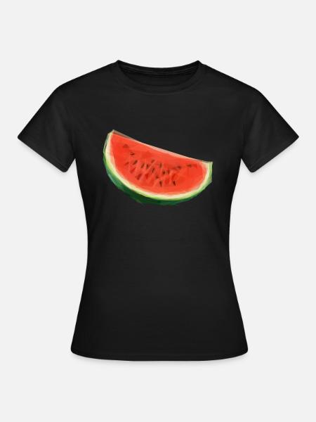 Wassermelone - Frauen T-Shirt - Schwarz