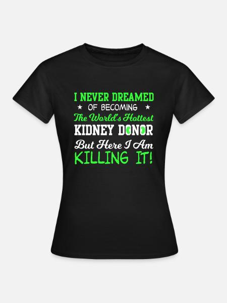 Weltbester Nierenspender - Frauen T-Shirt - Schwarz