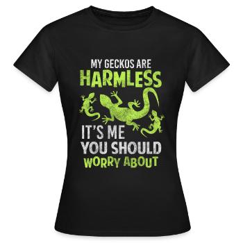 Reptiles, tropiques, terrariums, terraristiques - T-shirt Femme - noir - Devant - AI Model Female 172 dark (172cm)