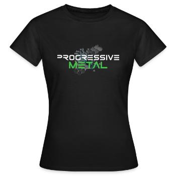 Metal progressif | Metal, Metalcore, Musique - T-shirt Femme - noir - Devant - AI Model Female 172 dark (172cm)