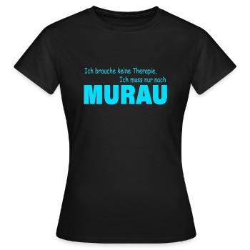 Thérapie MURAU - T-shirt Femme - noir - Devant - AI Model Female 172 dark (172cm)