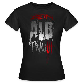 Dein Albtraum - Psycho Rausch Horror - Frauen T-Shirt - Schwarz - Vorne - AI Model Female 172 dark (172cm)