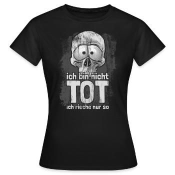 Rentner Skull - Frauen T-Shirt - Schwarz - Vorne - AI Model Female 172 dark (172cm)