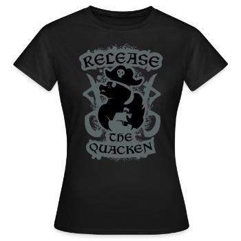 Libérez le charlatan - T-shirt Femme - noir - Devant - AI Model Female 172 dark (172cm)