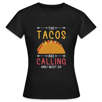 Tacos Taco appelant - T-shirt Femme - noir - Devant - AI Model Female 172 dark (172cm)