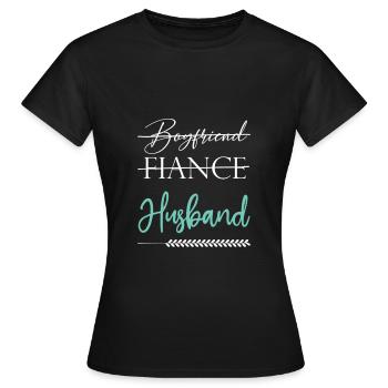 ehemann paare liebe - Frauen T-Shirt - Schwarz - Vorne - AI Model Female 172 dark (172cm)
