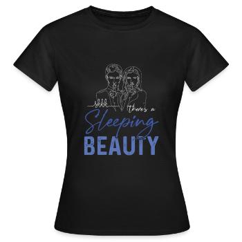 Beauté du sommeil - T-shirt Femme - noir - Devant - AI Model Female 172 dark (172cm)