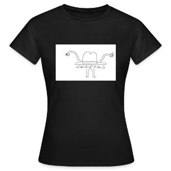 détective chapeau - T-shirt Femme - noir - Devant - AI Model Female 172 dark (172cm)