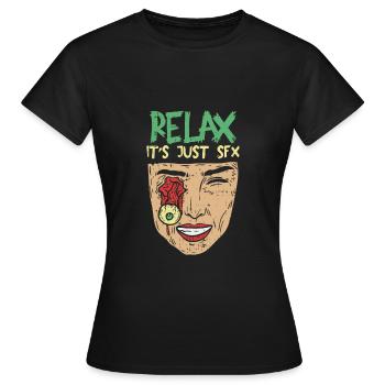 Make-Up Artist Schminken Make Up Spruch - Frauen T-Shirt - Schwarz - Vorne - AI Model Female 172 dark (172cm)