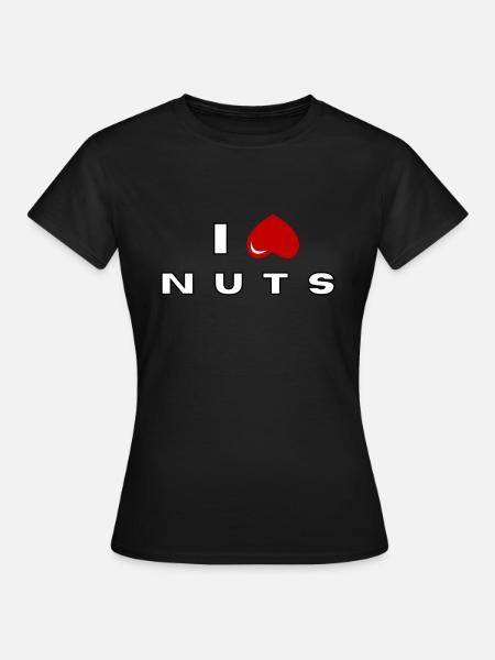 I hate Nuts - Women's T-Shirt - black