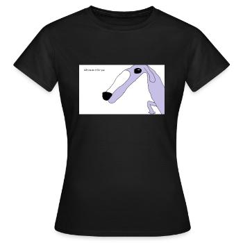 Let me do it for you - T-shirt Femme - noir - Devant - AI Model Female 172 dark (172cm)