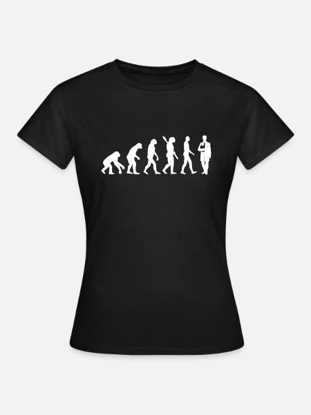 evolution ARZT White - Frauen T-Shirt - Schwarz