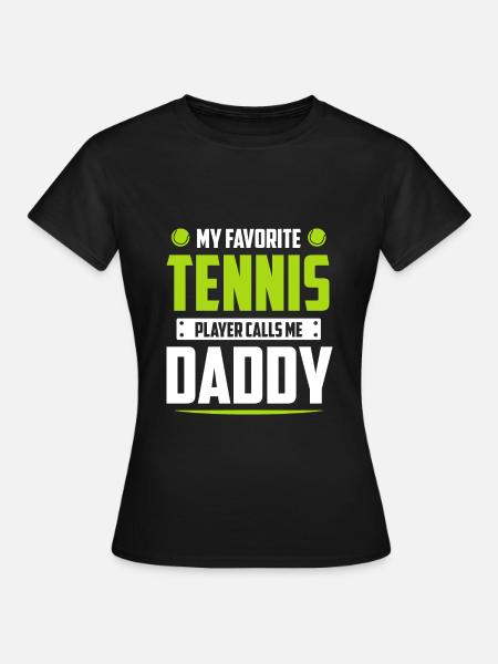 tennis - Maglietta da donna - nero