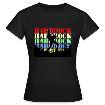Hardrock Rock - T-shirt Femme - noir - Devant - AI Model Female 172 dark (172cm)
