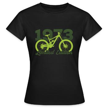 1973 Édition limitée VTT Bike Bike Bike - T-shirt Femme - noir - Devant - AI Model Female 172 dark (172cm)