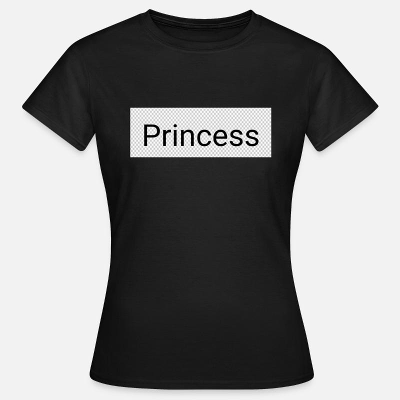 Princesse - T-shirt Femme - noir