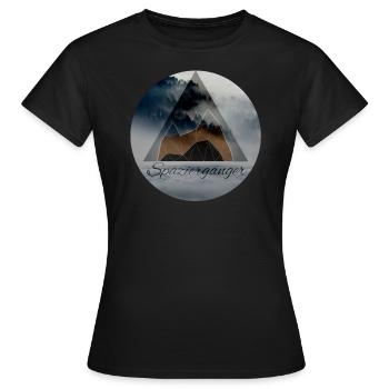 stroller - Women's T-Shirt - black - Front - AI Model Female 172 dark (172cm)