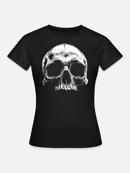 SKULL - Frauen T-Shirt - Schwarz