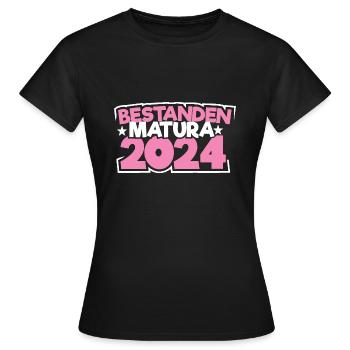 Matura 2024 Maturareise Maturafeier Maturant - Frauen T-Shirt - Schwarz - Vorne - AI Model Female 172 dark (172cm)