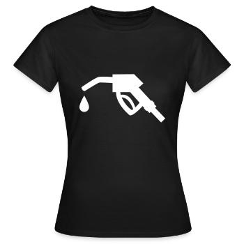Buse - T-shirt Femme - noir - Devant - AI Model Female 172 dark (172cm)