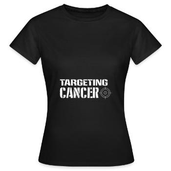 Le cancer pue la lutte contre le cancer - T-shirt Femme - noir - Devant - AI Model Female 172 dark (172cm)