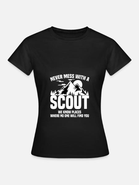 Pfadfinder - Frauen T-Shirt - Schwarz