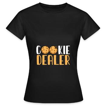 Blagues de Boy Scout - T-shirt Femme - noir - Devant - AI Model Female 172 dark (172cm)